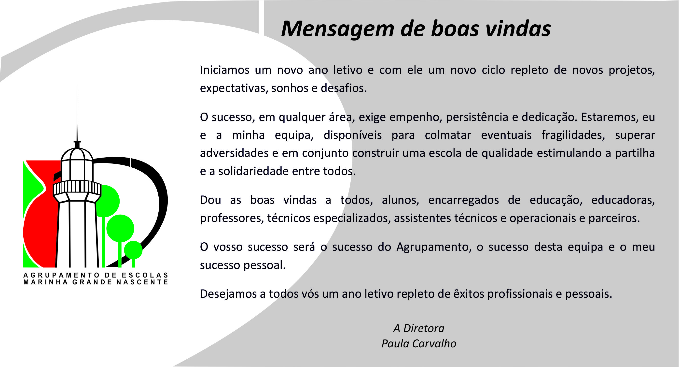Nota de boa vinda
